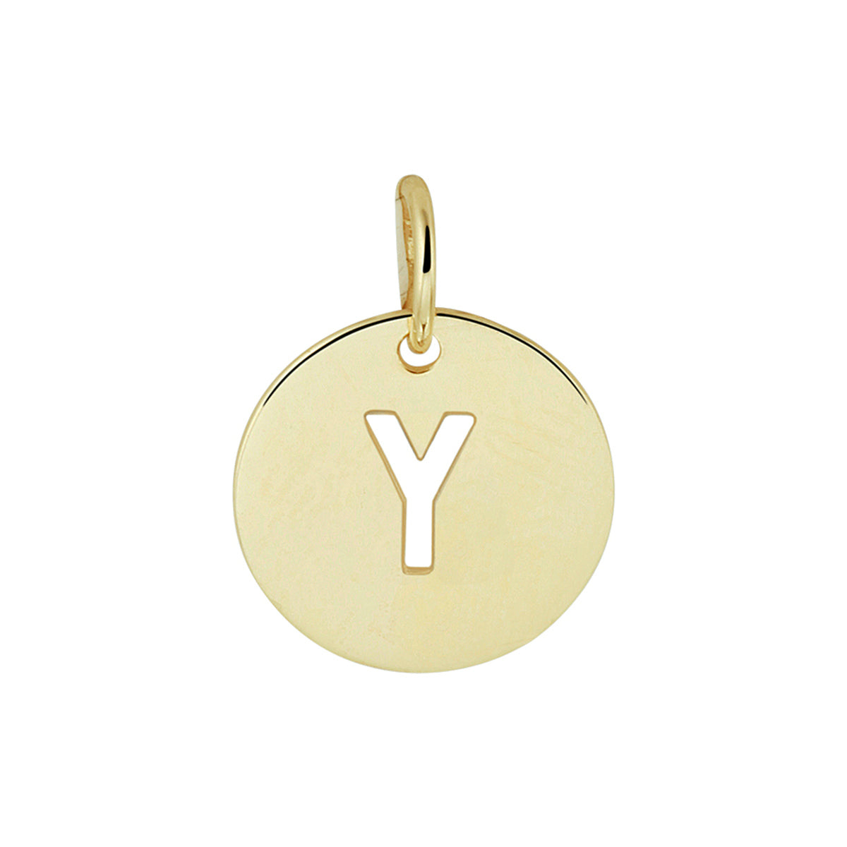 Fantasy Collection Hanger rondje letter Y 13 mm 14K geelgoud - 4020797