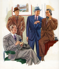 Four businessmen in an office
