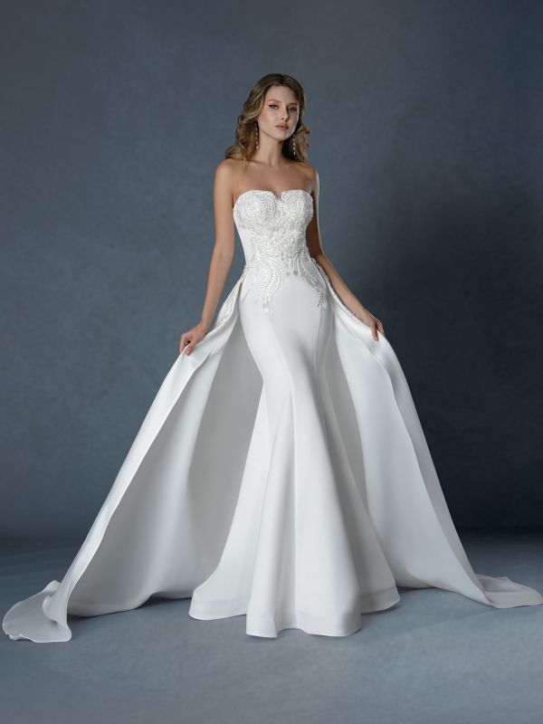 Size 18 Stella Couture 25514 Off White Gown