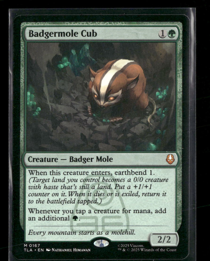 Avatar: The Last Airbender Badgermole Cub #167