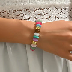 Bold Beaded Rainbow Bracelet