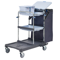 Vileda Origo 300FX Trolley without Locking Compartment - 47.2" x 15.7" x 23.6" - Grey