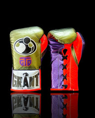Grant Boxing Gloves Green/Red/Purple Customizable