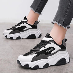 Daddy Shoes Summer Breathable Wild Hollow Thick Bottom Net Red Sports Casual Women's Shoes
