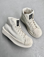 Rick Owens x adidas SS18 “MASTODON” ‘Pro Model II’ Leather Platform Sneakers | Archive Fashion Toronto