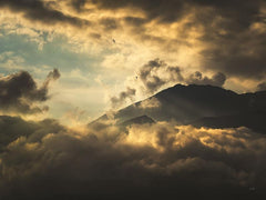 High In The Clouds By Martin Podt Photography - Dark Gray