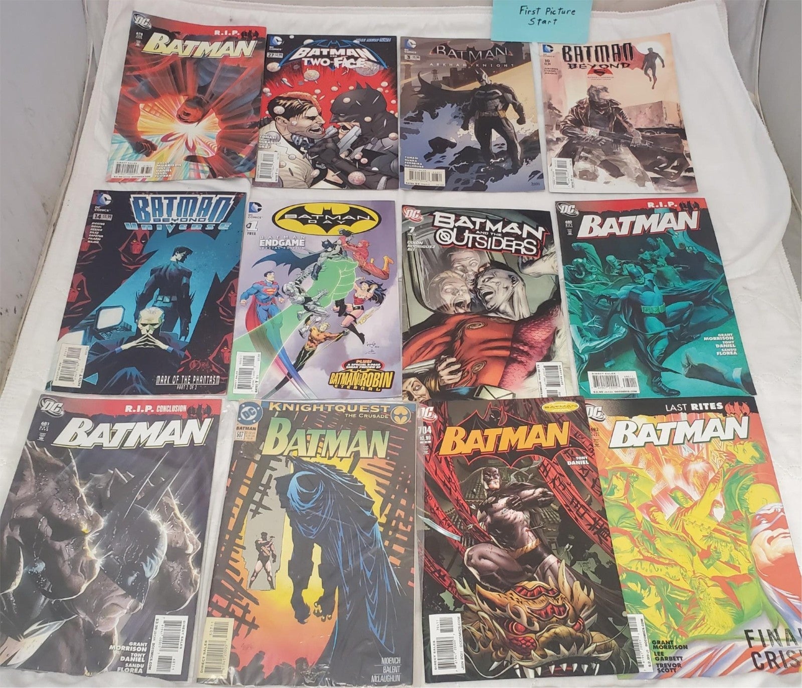 Lot of 12 Batman DC Comic Books #1