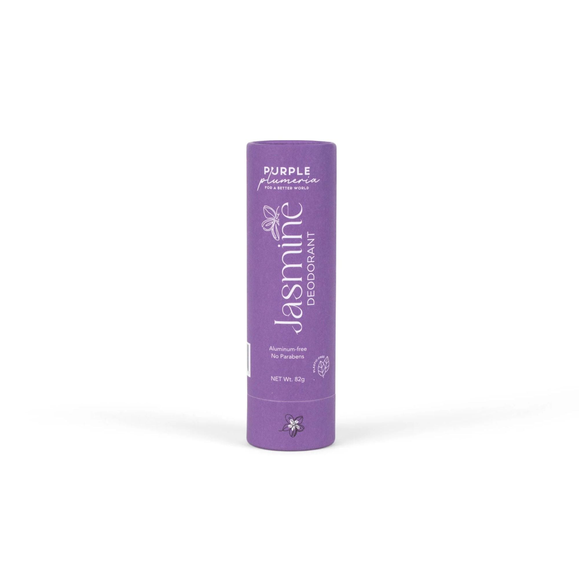 Plastic-Free Deodorant – Aluminum & Paraben-Free – Jasmine, Citrus & Peach Berry Scents