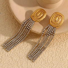 Vortex Tassel Earrings