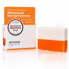 Relumins Glutathione + Kojic Acid Soap Bars Whitening and Darkspot Corrector - Deep Cleansing & Hydrating Soap for Refreshed Skin Perfect - Gentle Exfoliating Formula - 135g