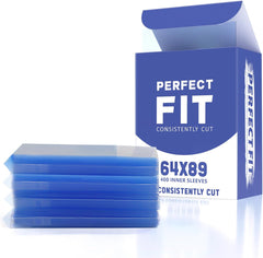 400 Pcs Ultra Clear Perfect Fit Sleeves for MTG, Perfect Inner Sleeves for Double Sleeving 64x89mm