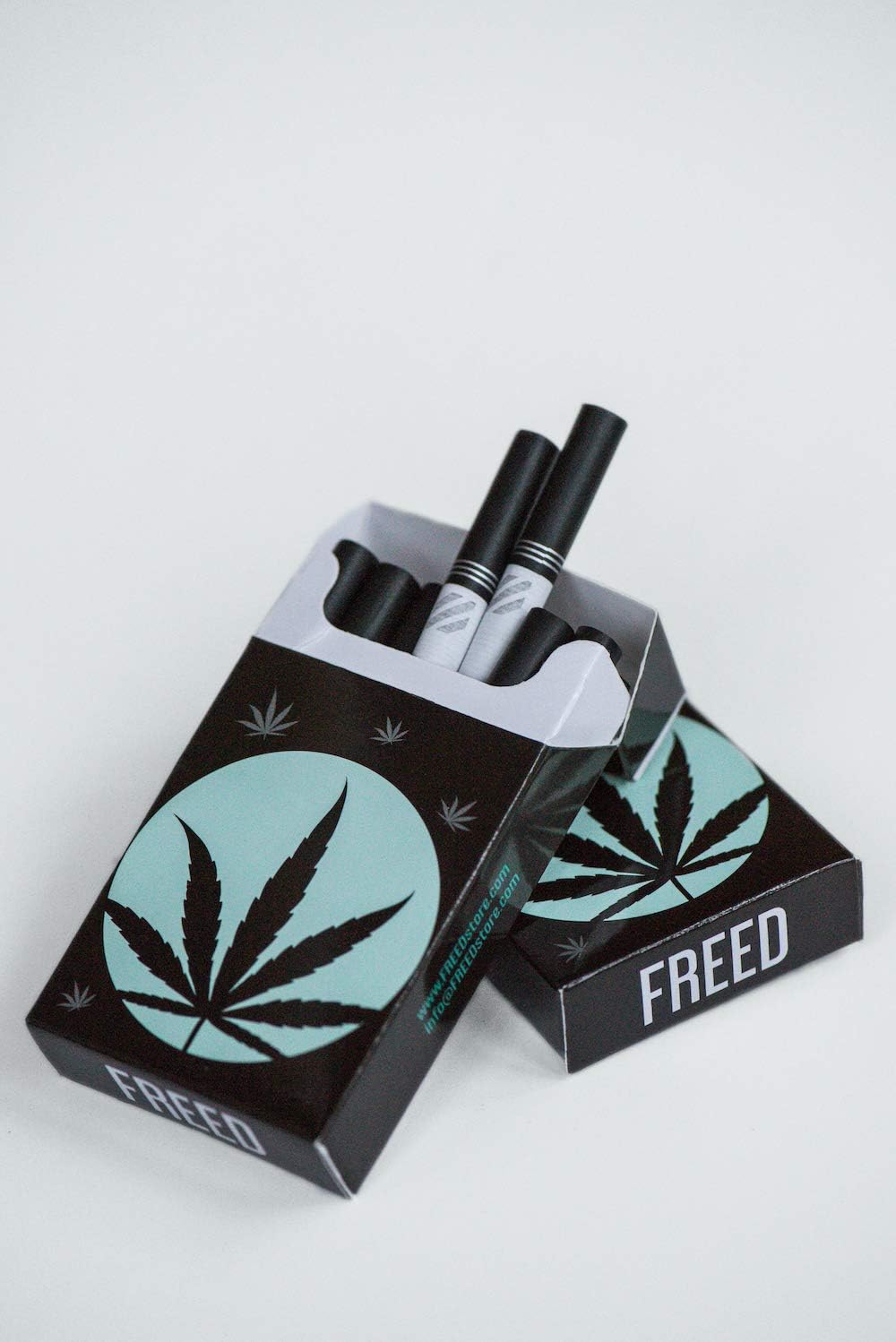 FREED - Herbal Cigarettes - 100% Natural Herbs - 2 Pack (24 Total - 12 Smokes per Pack) - Tobacco Free & Nicotine Free - Made in The USA