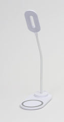 PLATINET PDL1930W LED bureaulamp 5W met ingebouwde 5W Qi draadloze oplader Wit