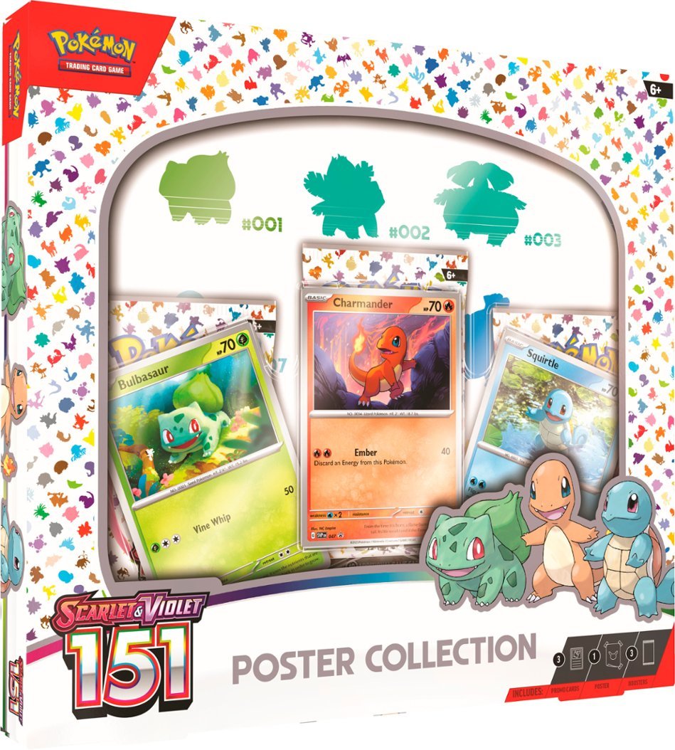 Pokemon 151 - Poster Collection - Wave 1 Launch 9/22 - - PokeCharles PokeStore