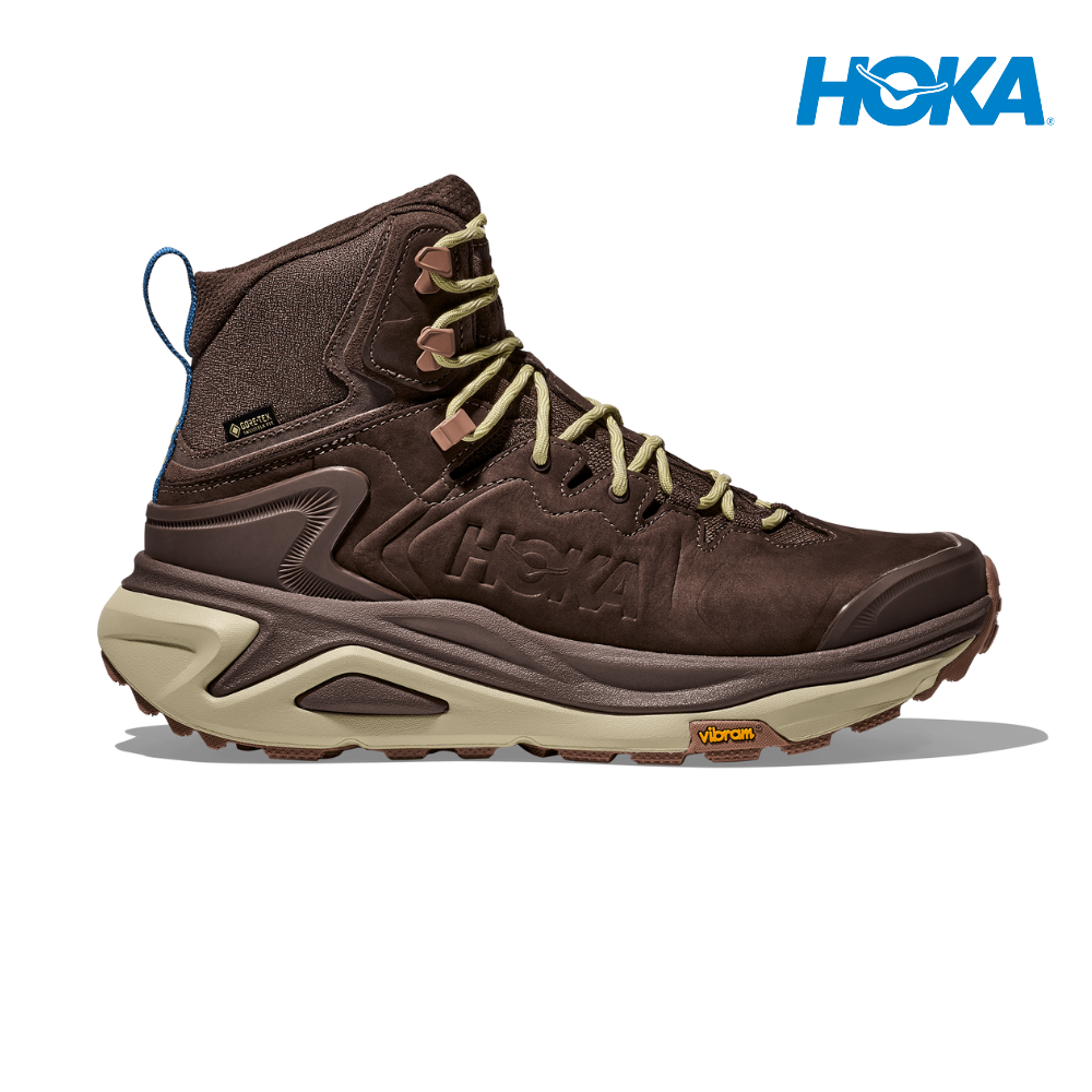 Buy HOKA Men Kaha 3 GTX - Walnut / Oyster Mushroom for running in Singapore - Running Lab SG
