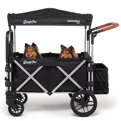 Snagle Paw StrideMate PRO – Best Dog Strollers for Large Dogs with Ramp – Heavy‑Duty 220 lb Capacity Large Dog Stroller Wagon for Senior, Injured & Disabled Pets, Fits 2 Dogs, Outdoor Adventures & Recovery