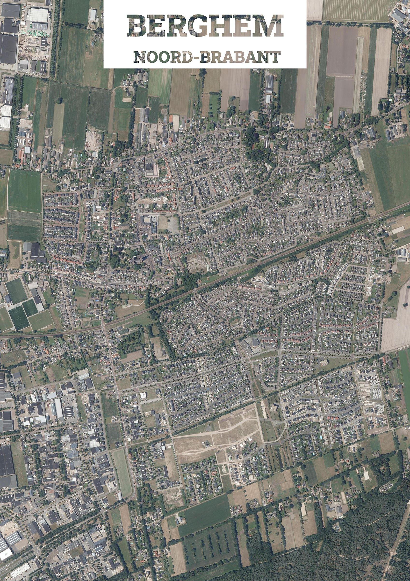 Luchtfoto van Berghem