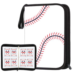 POKONBOY 4-Pocket Baseball Card Binder Sleeves for Trading Cards