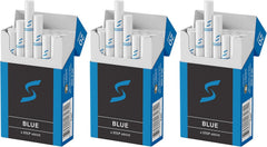 STEP Blue Light Smooth Herbal Cigarettes - (3 Boxes = 60ct)