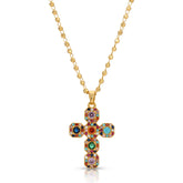 Icy Cross Necklace