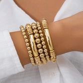 Chunky Bead Bracelet Stack