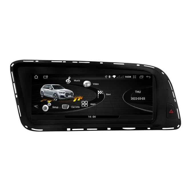 10.25 Android multimedia touchsystem for Audi Q5 8R with navigation, music, video and car info display