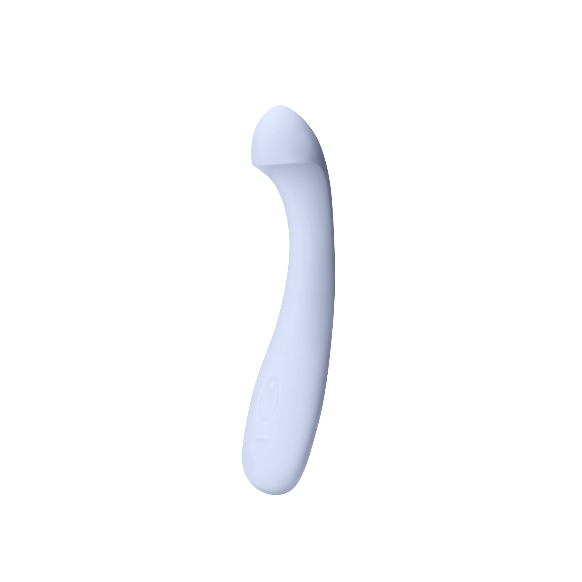 White curved object on a white background