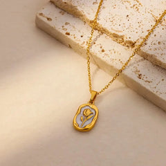 Rose Flower Necklace