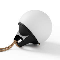 SACKit Light 250 Outdoor - Lampe mit weißer Hart - Polyethylen - Kugel und Hanfseilgriff, 30 cm Durchmesser | Light 250 - | SACKit