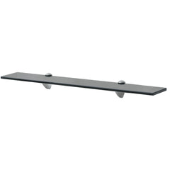Schappen Zwevend 8 Mm Glas 2 70 x 10 cm Zwart