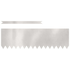 Gjerdekant 30 pcs sølv 100 x 0,05 x 30 cm Rustfritt Stål