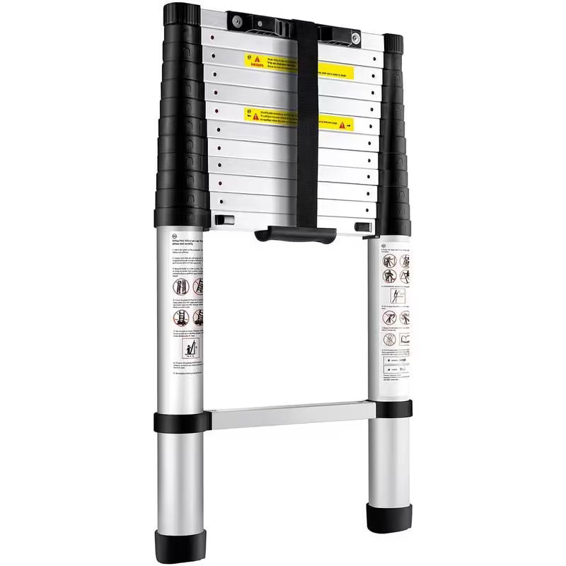 Échelle Télescopique Simple Acier Inoxydable 3.8m