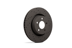 Hawk Talon 2005 Chevy Silverado 1500 Crew Cab Pickup Drilled and Slotted Rear Brake Rotor Set - HTC4405