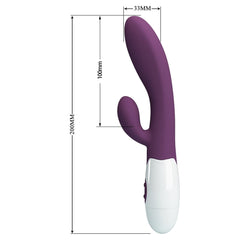 Alvis wibrator z 30 funkcjami wibracji Dark Purple