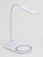 PLATINET PDL1930W LED bureaulamp 5W met ingebouwde 5W Qi draadloze oplader Wit