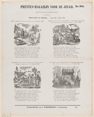 Menno baron of Coehoorn. / Geb. 1641, Overl. 1704, Jan Schuitemaker, 1850 Canvas Print