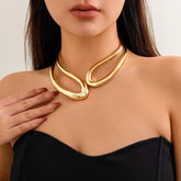 Serpent Collar Statement Necklace