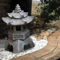 Japanese garden lantern - Weatherproof LED outdoor lighting for Zen gardens | Bowlift