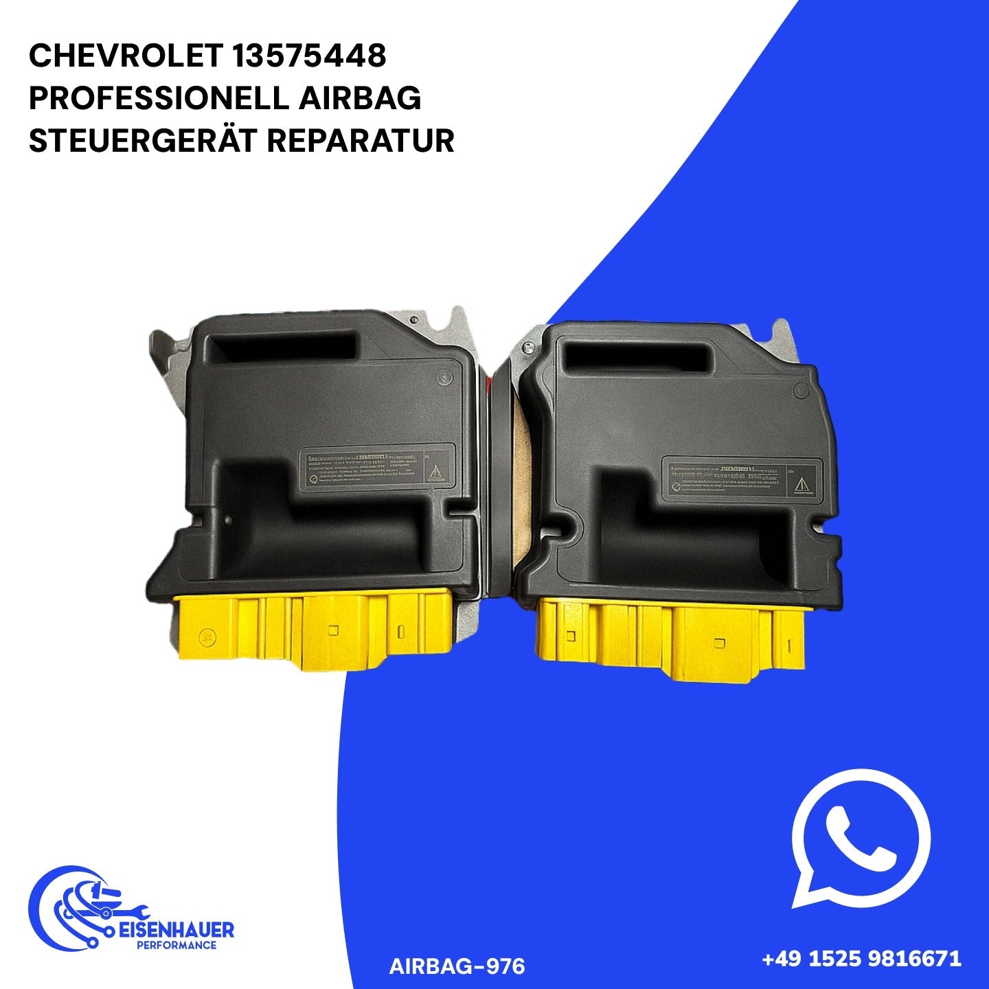 Chevrolet 13575448 Professionell Airbag Steuergerät Reparatur