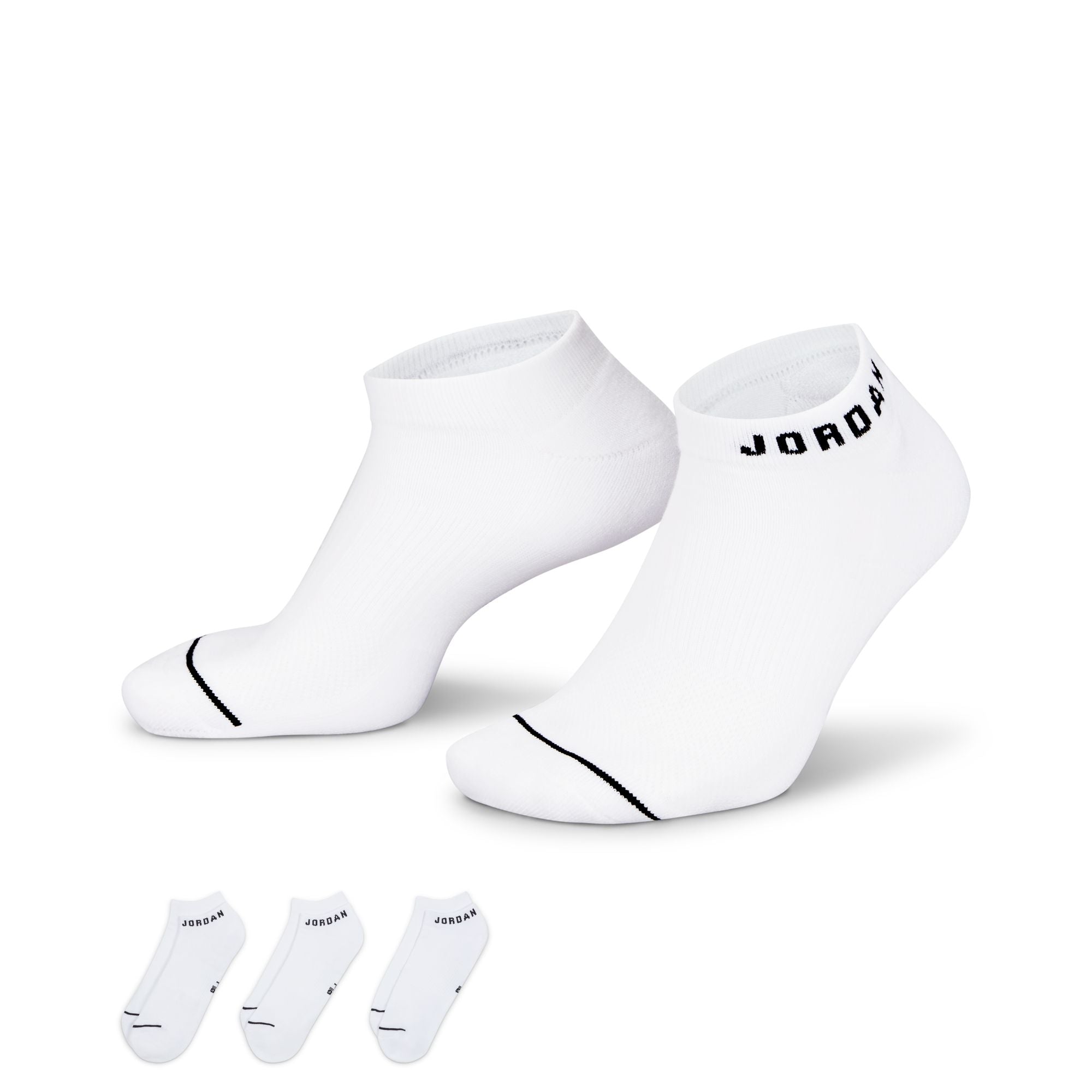Everyday No-Show Crew Socks (3 pairs)