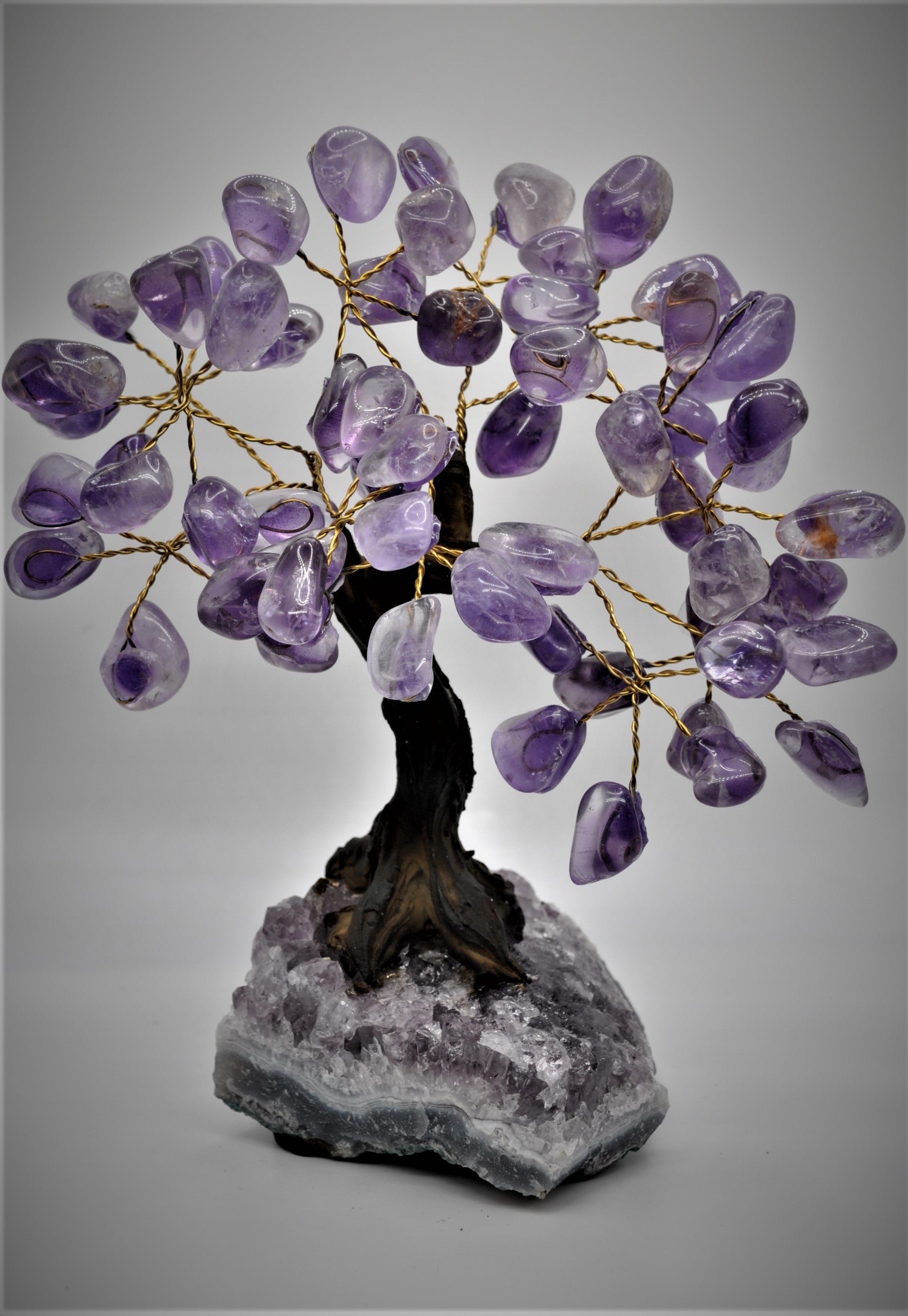 Amethyst Bonsai Tree 7"