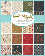 PREORDER Silent Night Layer Cake by Watercolour Heart for Moda Fabrics