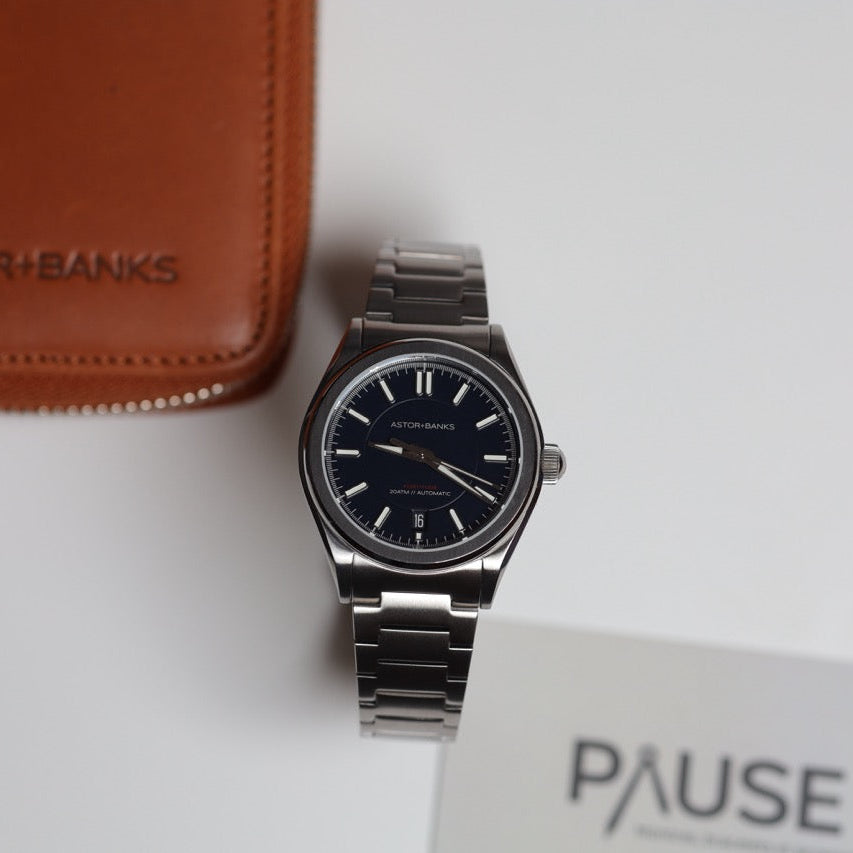 MONTRE ASTOR+BANKS : FORTITUDE PRO NAVY