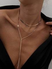 Multi-Layer Lariat Necklace