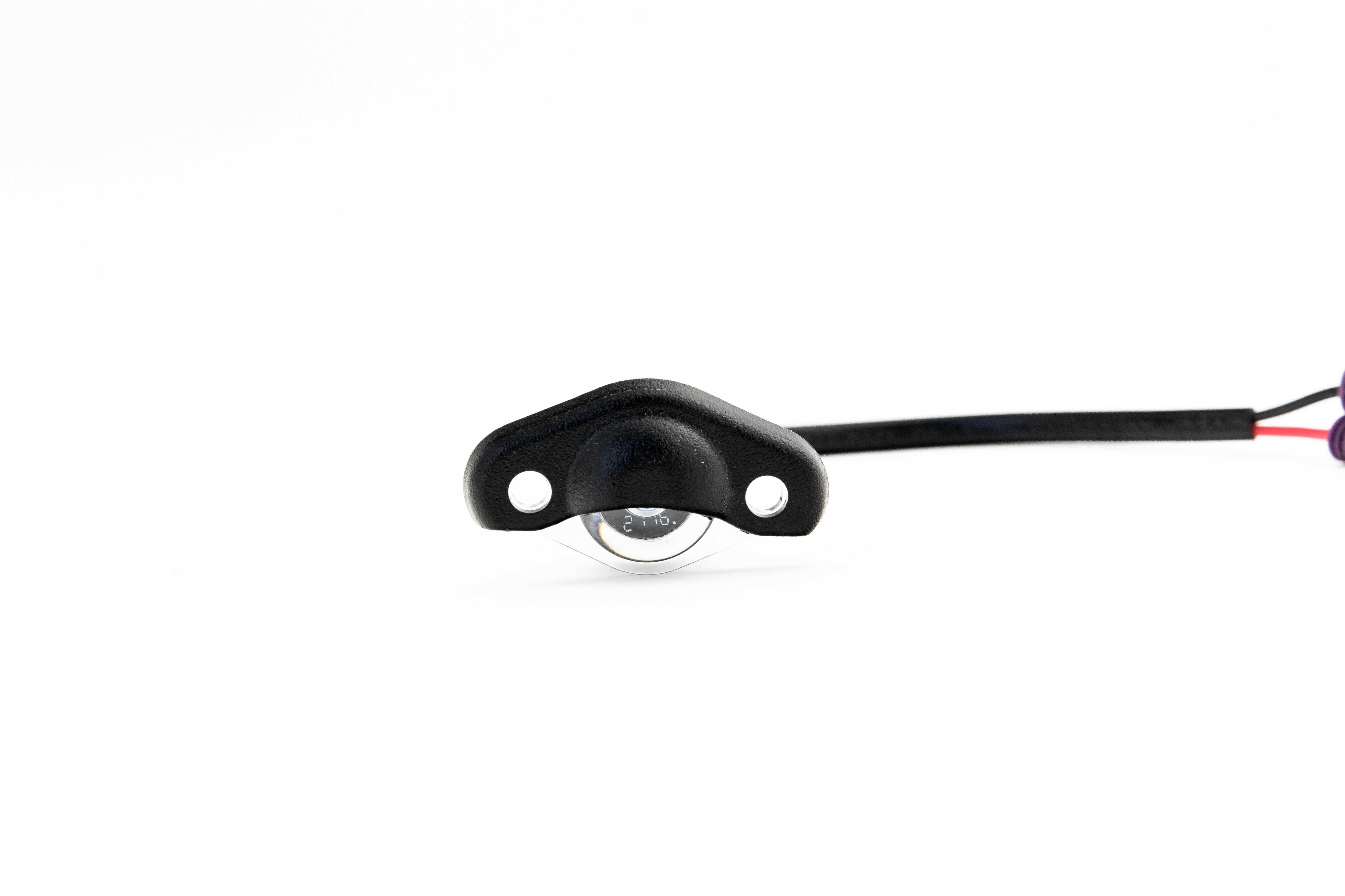 Red LED light with screw-down mount, dome cover, Delphi, Axis, compatible with 2018 and later vehicles.