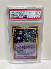 Pokemon Gold Star Mewtwo 103/110 PSA 6