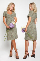 W.E.T. by Ines Schneider Dress A5122.1 / S Belladonna 22 / Artist mode hamburg print sommerkleid Unique Prints Summer Dress Handdesignierte Prints Print