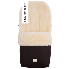 Schaffell Kinderwagen Fusssack "Milk" - universal fit