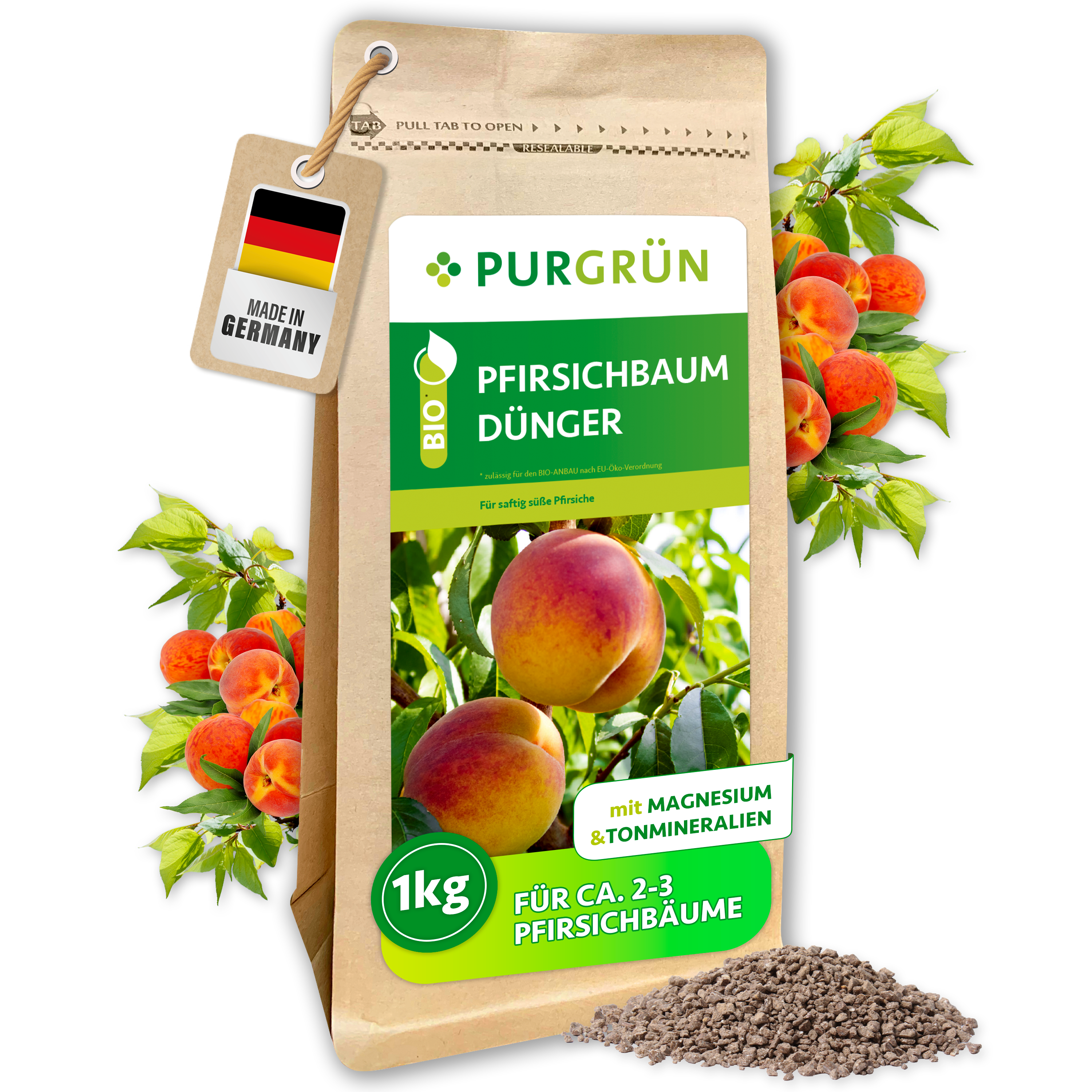 Bio-Pfirsichbaum-Dünger 1 kg