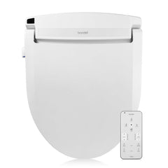 Brondell Swash Select DR802 19.5" White Round Electric Luxury Bidet Toilet Seat With Wireless Remote Control